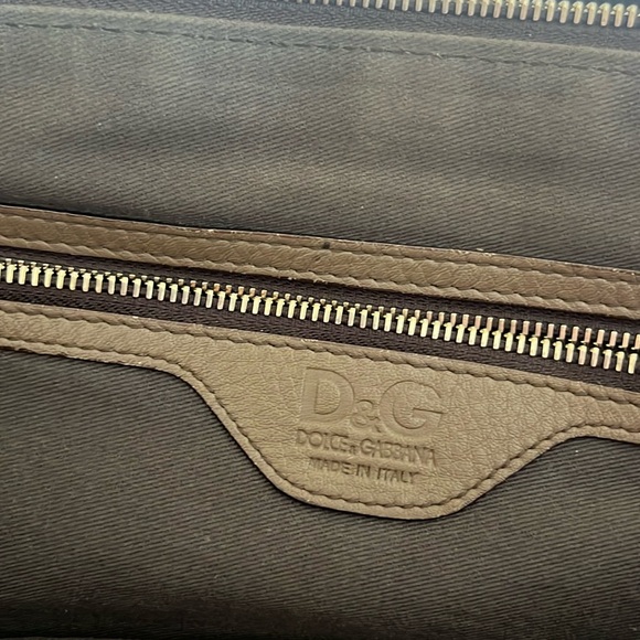 D&G Borsa A Mano Vitello Handbag Authentic - Picture 12 of 16